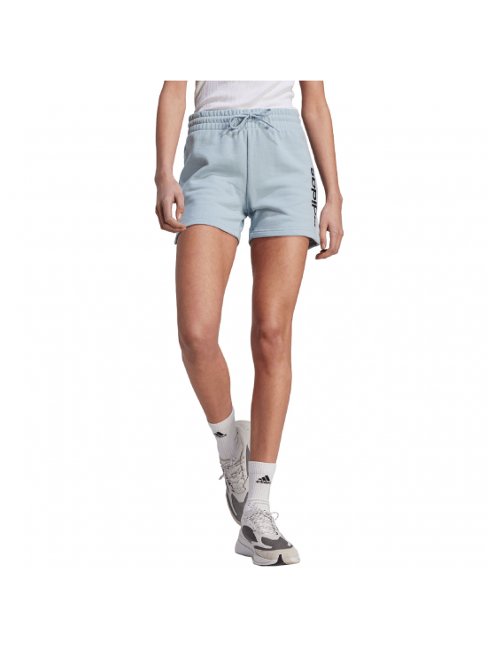 Dámske šortky - kraťasy adidas Essentials Linear French Terry modré IL3355